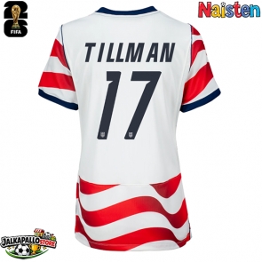 Yhdysvallat Malik Tillman #17 Kotipaita Naisten MM-kisat 2026 Lyhythihainen